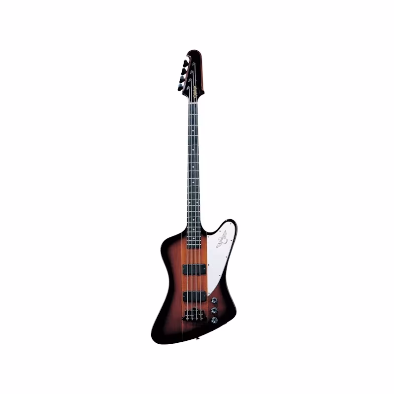 Epiphone Thunderbird E1 Vintage Sunburst – 4 String Electric Bass Guitar with Dual Humbucker Pickups