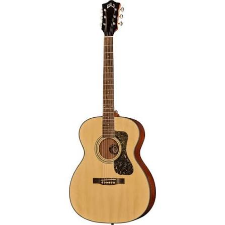 Guild OM-340 Natural with Gig Bag – Orchestra Acoustic Guitar with Solid Sitka Spruce Top