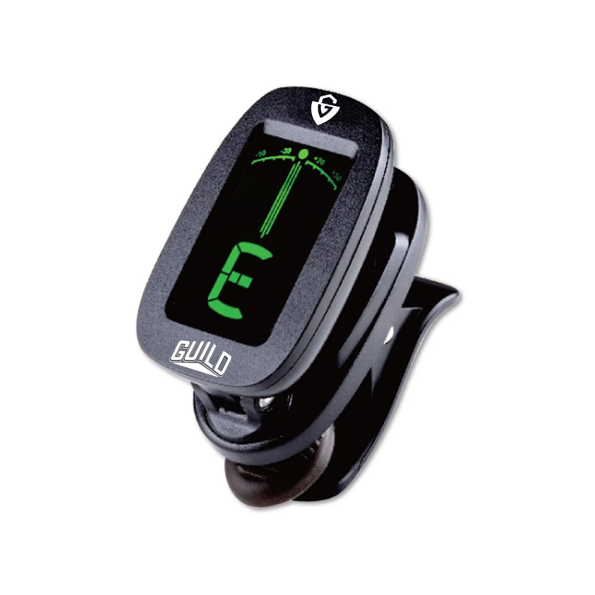 Clip-On Guitar Tuner – Chromatic Digital Tuner for Guitar, Bass, Ukulele, Violin & Chromatic Instruments