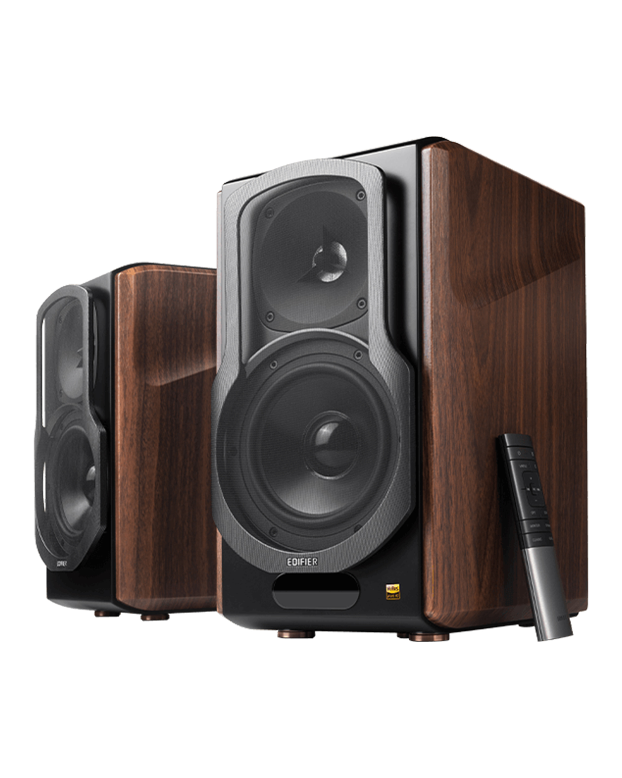 EDIFIER S2000MKIII Hi-Res Bluetooth Bookshelf Speakers – 130W RMS Active 2.0 Speakers with aptX HD, Optical & Coaxial