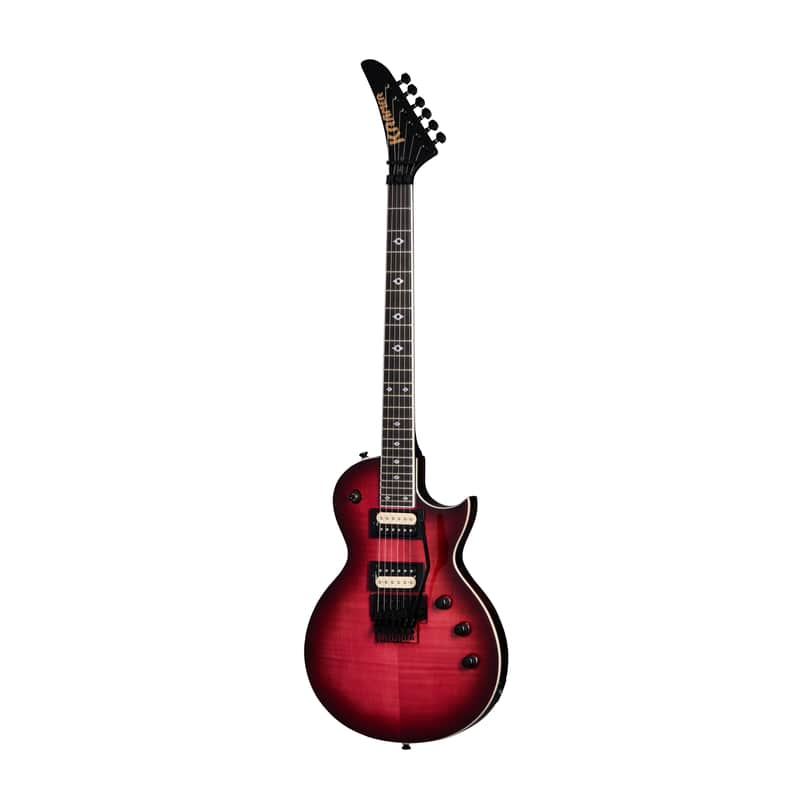 Kramer Assault Figured – Electric Guitar with AAA Flame Maple Top, Eruption Humbuckers & Floyd Rose 1000 Tremolo 2
